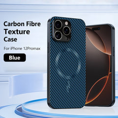 Premium Magnetic Carbon Fiber Case for iPhone – Ultra-Slim, MagSafe Ready & Scratch Resistant