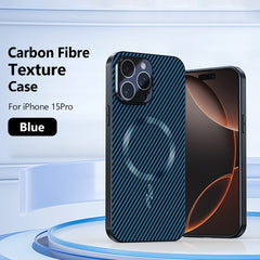 Premium Magnetic Carbon Fiber Case for iPhone – Ultra-Slim, MagSafe Ready & Scratch Resistant