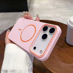 Magnetic Matte Soft Silicone Case for iPhone 17 Pro Max (MagSafe Compatible)