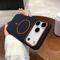 Magnetic Matte Soft Silicone Case for iPhone 17 Pro Max (MagSafe Compatible)