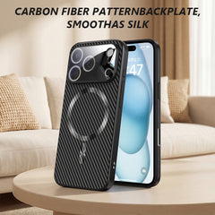 Premium Magnetic Carbon Fiber Case for iPhone – Ultra-Slim, MagSafe Ready & Scratch Resistant