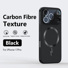 Premium Magnetic Carbon Fiber Case for iPhone – Ultra-Slim, MagSafe Ready & Scratch Resistant