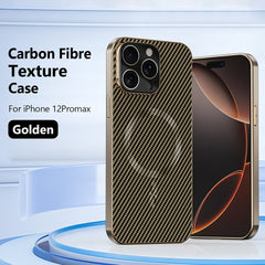 Premium Magnetic Carbon Fiber Case for iPhone – Ultra-Slim, MagSafe Ready & Scratch Resistant