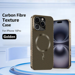 Premium Magnetic Carbon Fiber Case for iPhone – Ultra-Slim, MagSafe Ready & Scratch Resistant