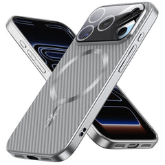 Premium Magnetic Carbon Fiber Case for iPhone – Ultra-Slim, MagSafe Ready & Scratch Resistant