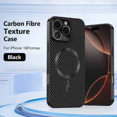 Premium Magnetic Carbon Fiber Case for iPhone – Ultra-Slim, MagSafe Ready & Scratch Resistant