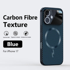 Premium Magnetic Carbon Fiber Case for iPhone – Ultra-Slim, MagSafe Ready & Scratch Resistant